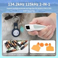 Lector RFID Netum serie C con conectividad dual BT/USB: escáner de mano para etiquetado de animales Mgmt de inventario en almacenes de granjas