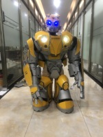 Costumes de robot Namchi, taille réelle, petite taille, artificiel, réaliste, jambes sur pilotis, costume de robot de parc d'attraction pour enfants