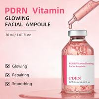 Sérum Ampoule Visage OEM Marque Privée PDRN Acide Hyaluronique Vitamines Réparation Barrière Cutanée Éclaircissant Blanchissant Usage Domestique