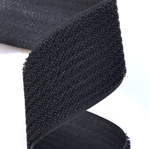 Tùy Chỉnh Chống Cháy Thân Thiện Với Môi Nylon Một Bên Móc Vòng Băng May Trên Không Có Thể Tháo Rời Màu Đen Trắng Cao Cấp Quần Áo Buộc - Product Image 2