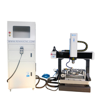 Mini Machines à graver ATC pour acier et aluminium, appareil à 5 axes de bureau, pour moulage de métal, routeur CNC à vendre, 3040 6060