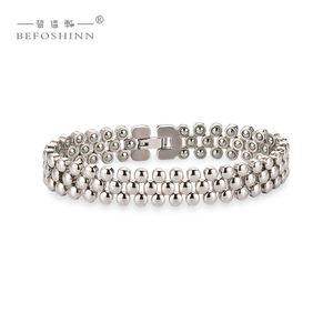 Sıcak satış toptan özel Charm manyetik enerji germanyum titanyum erkek bilezik - Product Image 2