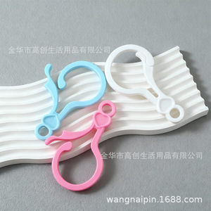 Pink Plastic Lobster Buckle Clip For Bags Keychain Accessory Durable Zhejiang Made - Product Image 3