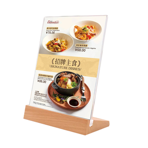 Cơ sở gỗ <span class=keywords><strong>Acrylic</strong></span> đứng <span class=keywords><strong>Acrylic</strong></span> dấu hiệu đứng dấu hiệu Poster <span class=keywords><strong>Acrylic</strong></span> thiệp chúc mừng hiển thị bằng gỗ cơ sở Bảng thẻ - Product Image 6