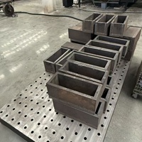 Meja Las Modular 3D Presisi Tinggi Sistem Lubang 5 Sisi Meja Kerja Besi Cor untuk Fabrikasi Logam Industri