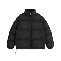 Veste d'hiver rembourrée en coton pour hommes, logo personnalisé, manteau matelassé épais et chaud, OEM ODM, parka à capuche pour l'extérieur
