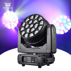 Mowl 19x40 RGBW 4in1 19x40W b-mắt ong lớn mắt DMX512 Zoom rửa <span class=keywords><strong>LED</strong></span> di chuyển đầu ánh sáng cho sân khấu thanh buổi hòa nhạc - Product Image 1