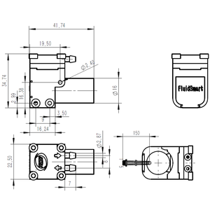 静音8000時間長寿命マイクロブラシレス真空エアポンプ電動オイルレス5V DCミニエアサンプリングポンプ小型機械用 - Product Image 4