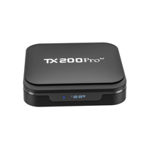 TX200 PRO Smart Android TV Box 4K, Lettore Multimediale Wireless WiFi, Dispositivo di Streaming Quad Core