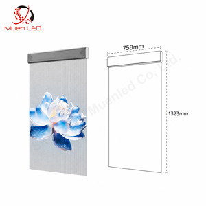 จอแสดงผล LED ในอาคาร P3.91 ขนาด 758x1323 มม. ป้ายแขวนโฮโลแกรม จอแสดงผล LED บาง - Product Image 1