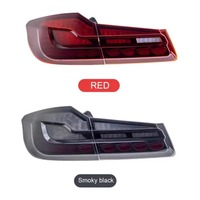 Feu arrière HETOP G30 2018-2020 Dragon Scale Série 5 G38 Feu arrière LED Plug and Play DRL Accessoires de feu arrière pour BMW