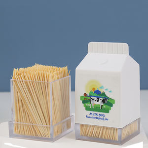 Cure-dents de support de cure-dents de belle forme avec la boîte de récipient en plastique - Product Image 5