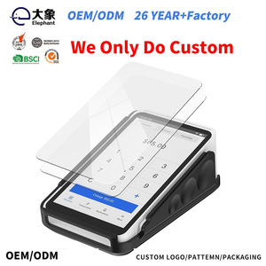 Protector de pantalla de vidrio templado 9H antiarañazos 2.5D para escáner de tarjetas POS, con logotipo personalizado OEM ODM - Product Image 1