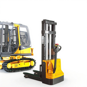Kondisi Baru semi-elektrik Container Stacker Handler <span class=keywords><strong>Forklift</strong></span> Hand Stacker Truck - Product Image 2