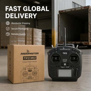 RadioMaster TX12 Mark II 2.4GHz ExpressLRS Transmitter Hall Gimbals OpenTX Controller pour simulateur de course FPV multirotor - Product Image 6