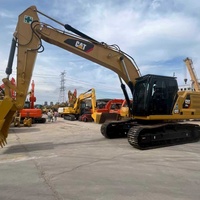Excavatrice sur chenilles CAT 330GC de fabrication japonaise, 30 tonnes, d'occasion, Caterpillar, grande pelle avec godet d'une capacité de 1,6 m³