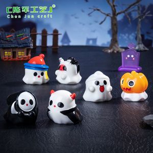 Nuevos productos transfronterizos de Weij: lindos fantasmas pequeños de Halloween, accesorios decorativos colgantes para bricolaje, mini adornos - Product Image 3
