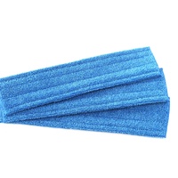 Serpillières plates durables en gros pour usine, têtes remplaçables, nettoyage facile, microfibre pour sols