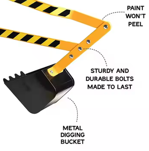 Pelleteuse pour filles modernes Jouets personnalisés en usine Mini Meilleure pelleteuse de sable Jouer en ligne pas cher Jouets pour enfants en métal Style design industriel - Product Image 6