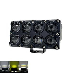 Faro <span class=keywords><strong>de</strong></span> motocicleta Led <span class=keywords><strong>de</strong></span> 6, 8 y 10 Lentes, doble Color, haz Alto y Bajo, Mini láser, lámpara antiniebla superbrillante para <span class=keywords><strong>foco</strong></span> <span class=keywords><strong>de</strong></span> conducción <span class=keywords><strong>de</strong></span> automóviles - Product Image 1