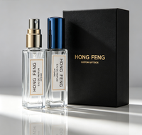 Flacon carré en verre transparent de 10 ml avec pulvérisateur à pompe en métal doré, argenté ou noir, format voyage portable, VENTE EN GROS, Bouteille personnalisable avec logo