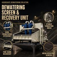 Tamis de déshydratation industriel haute fréquence pour les applications de traitement du sable, du gravier et des minerais