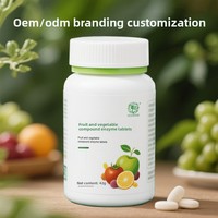 Comprimés Enzymatiques Composés Fermentés pour Enfants OEM – Glucoamylase de Fruits et Légumes pour la Nutrition Sportive, Favorise la Digestion Intestinale