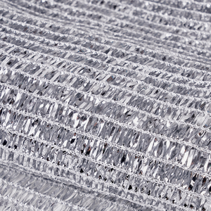 Silver Aluminum Mesh Fabric Strip Woven Metal Mesh Band for Awning Curtain and Outdoor Decoration - Product Image 5