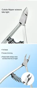 Forniture per unghie in acciaio inossidabile strumenti per Manicure cuticole pinze per Manicure pinze a forbice