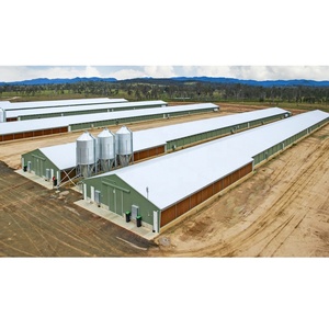 Thép cường độ cao khung hiện đại Gà nhà 30000 nhập khẩu xuất khẩu vật liệu xây dựng công nghiệp thiết kế kho hội thảo - Product Image 3