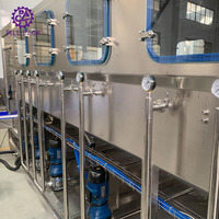 Usine de remplissage d'eau de gallon de 300BPH / 450BPH / 600BPH / 900BPH / 1000BPH pour la production d'eau potable de baril de 18.9L / 20L