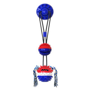 Toptan ses vantuz köpek diş fırçası taşlama topu köpek oyuncak taşlama köpek malzemeleri Pet çiğneme oyuncağı - Product Image 3