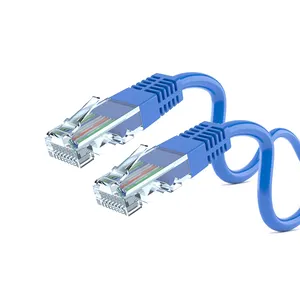 Cat6 utp fil ethernet lan câble cat 6 rj45 connecteur câble réseau câble de Communication avec veste d'isolation en PVC