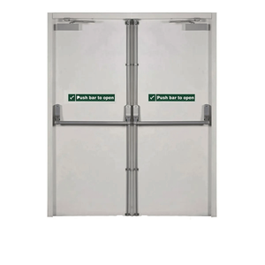 Porte de sécurité professionnelle en acier inoxydable, résistante au feu, personnalisable en taille et couleur, moderne, pour hôtel - Product Image 5