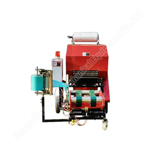Mini presse à foin à pied à vendre ensilage et presse à foin machine diesel machine ensilage machine hachoir et emballage - Product Image 1