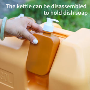 Seau d'<span class=keywords><strong>eau</strong></span> portable de grande capacité 20L <span class=keywords><strong>30L</strong></span> pour le camping en plein air et les excursions en voiture - Product Image 6