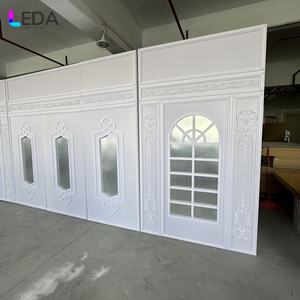 Leda ฉากหลังอะคริลิคสีขาวสวยสง่าทนทานแบบถอดออกได้ตกแต่งผนังสำหรับงานปาร์ตี้ - Product Image 2