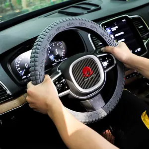 Universal Comfortable Silicone Protective Case Cover For 38-46cm Car Steering Wheel