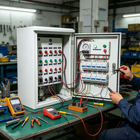 Armoire de commande de pompe IP55 personnalisée en usine, prise de courant à tension réglable, amplificateur de courant, pompe submersible, utilisation industrielle extérieure Fuken