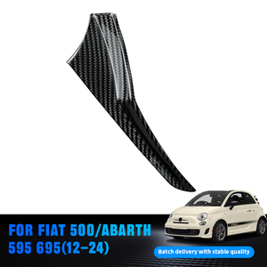 Shasha Couvercle inférieur gauche du compartiment à gants côté passager en fibre de carbone véritable pour <span class=keywords><strong>Abarth</strong></span> 595 695 Fiat <span class=keywords><strong>500</strong></span> 2012-2024 - Product Image 4