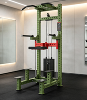 Barres parallèles assistées en acier, barre horizontale, machine à dips, équipement de musculation des jambes universel et commercial, équipement de sécurité pour salle de sport