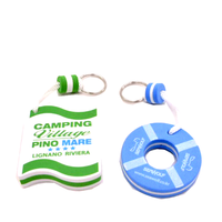 Porte-clés Souvenir avec Logo imprimé personnalisé, forme flottante en mousse Eva, cadeaux promotionnels, 50 pièces