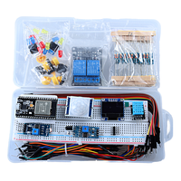 DIY IoT ESP32 Kit de iniciación a la educación, programación ESP32, placas de desarrollo, Kit electrónico, placa de pruebas