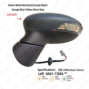 Accessoires de voiture Ensemble de rétroviseur extérieur gauche pour <span class=keywords><strong>Ford</strong></span> <span class=keywords><strong>Fiesta</strong></span> 2009-2017 Auto Mirror Assy 6 <span class=keywords><strong>Line</strong></span>(ghole/10hole) - Product Image 4