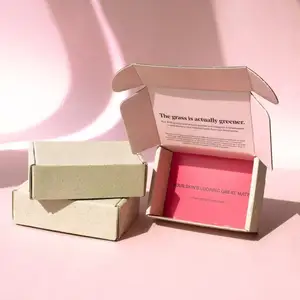 Embalagem de papelão personalizada para envio de caixas de transporte, caixas de papelão ondulado