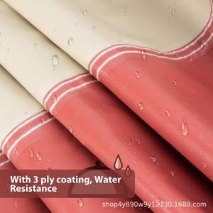 Housses de mobilier d'extérieur Woqi 16,53 x 13,38 x 7 pouces, en tissu Oxford imperméable, style minimaliste, ensemble combiné - Product Image 1