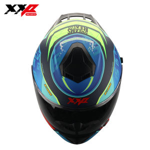 Casques de moto intégraux NEUFS avec grand spoiler, double visière, boucle à dégagement rapide, tailles S-XXL, XXP Warr DOT ABS - Product Image 3