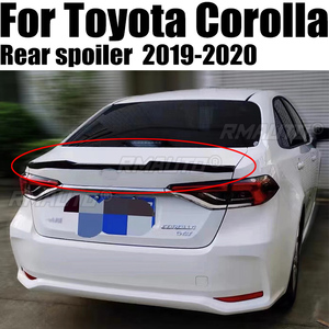 ใช้ได้กับสปอยเลอร์โตโยต้า โคโรลล่า รุ่นใหม่ ปี 2019 2020 คุณภาพสูง ผลิตจากพลาสติก ABS สีรองพื้น สำหรับตกแต่งฝากระโปรงท้ายรถยนต์ - Product Image 1