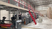 Línea de Producción de Cartón Corrugado de 5 Capas Totalmente Automática Oray, 2200 mm, 200 m/min, Línea Corrugadora de Alta Velocidad para Cajas de Cartón