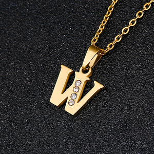 Collar con Letra Pequeña <span class=keywords><strong>de</strong></span> Estilo Coreano, 26 Letras del Alfabeto, Colgante <span class=keywords><strong>de</strong></span> la Suerte, Cadena <span class=keywords><strong>para</strong></span> Clavícula, <span class=keywords><strong>para</strong></span> Estudiantes, Parejas, Mejores Amigos - Product Image 4